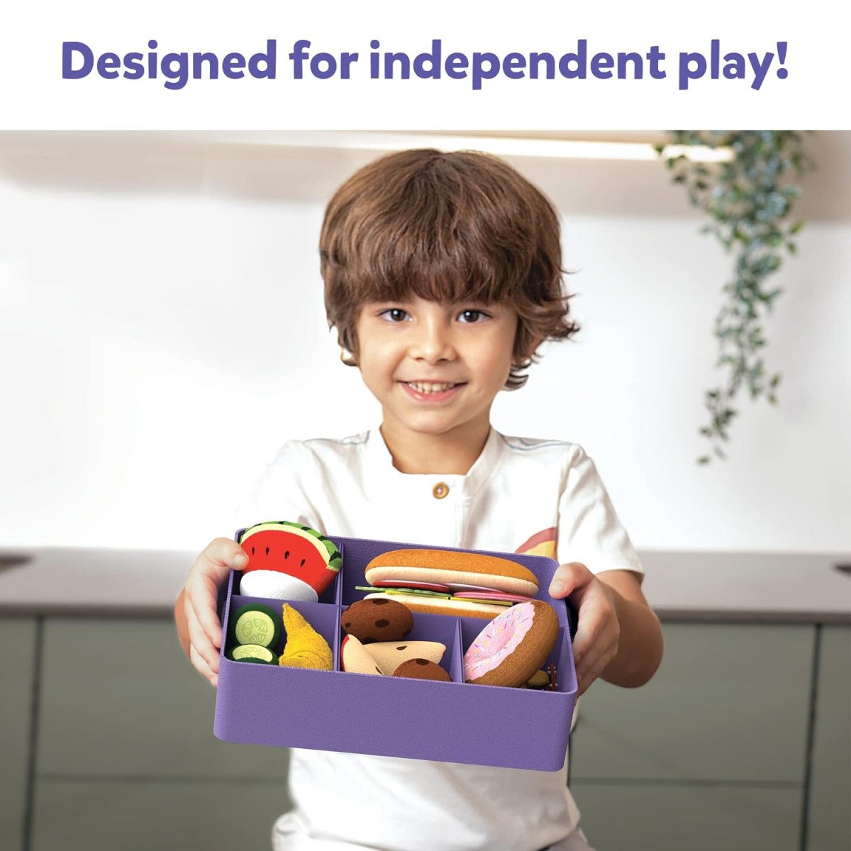 Skillmatics Bento Box Purple, 3Y+, Multicolour