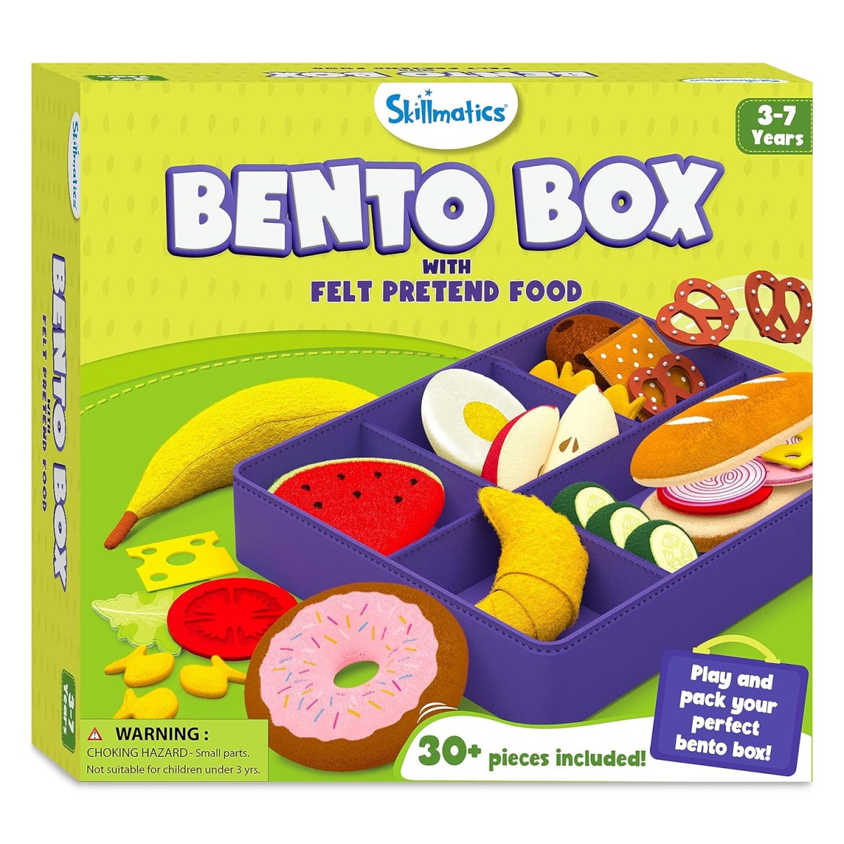 Skillmatics Bento Box Purple, 3Y+, Multicolour