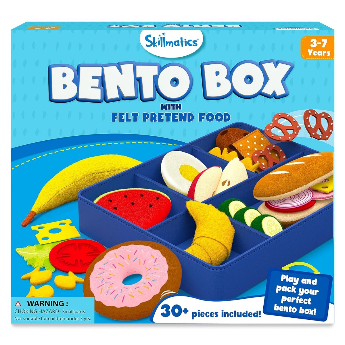 Skillmatics Bento Box Blue, 3Y+, Multicolour