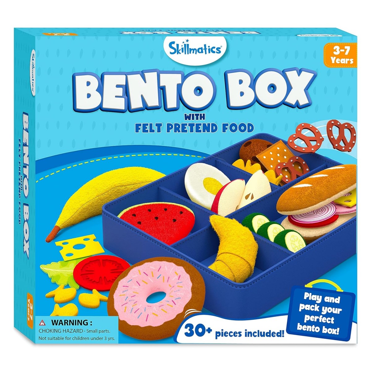 Skillmatics Bento Box Blue, 3Y+, Multicolour