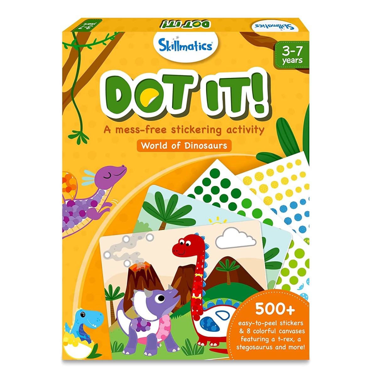 Skillmatics Dot it! World Of Dinosaur, 3Y+, Multicolour