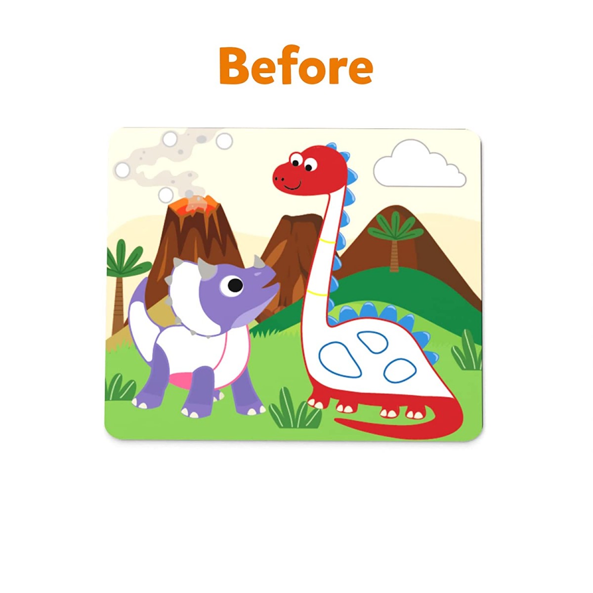 Skillmatics Dot it! World Of Dinosaur, 3Y+, Multicolour