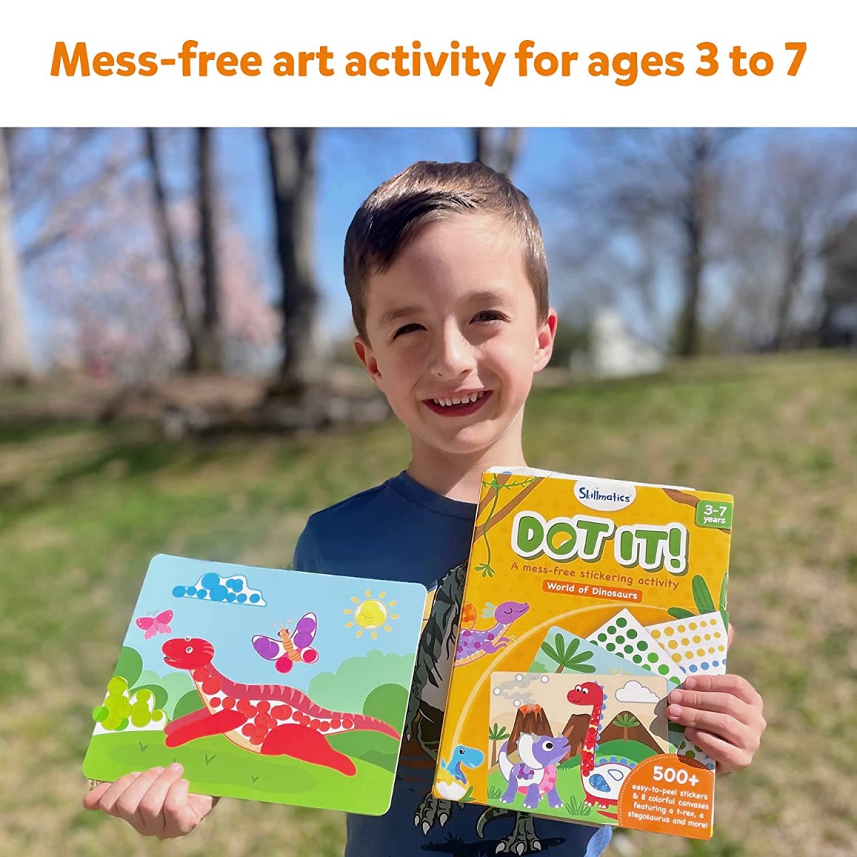 Skillmatics Dot it! World Of Dinosaur, 3Y+, Multicolour