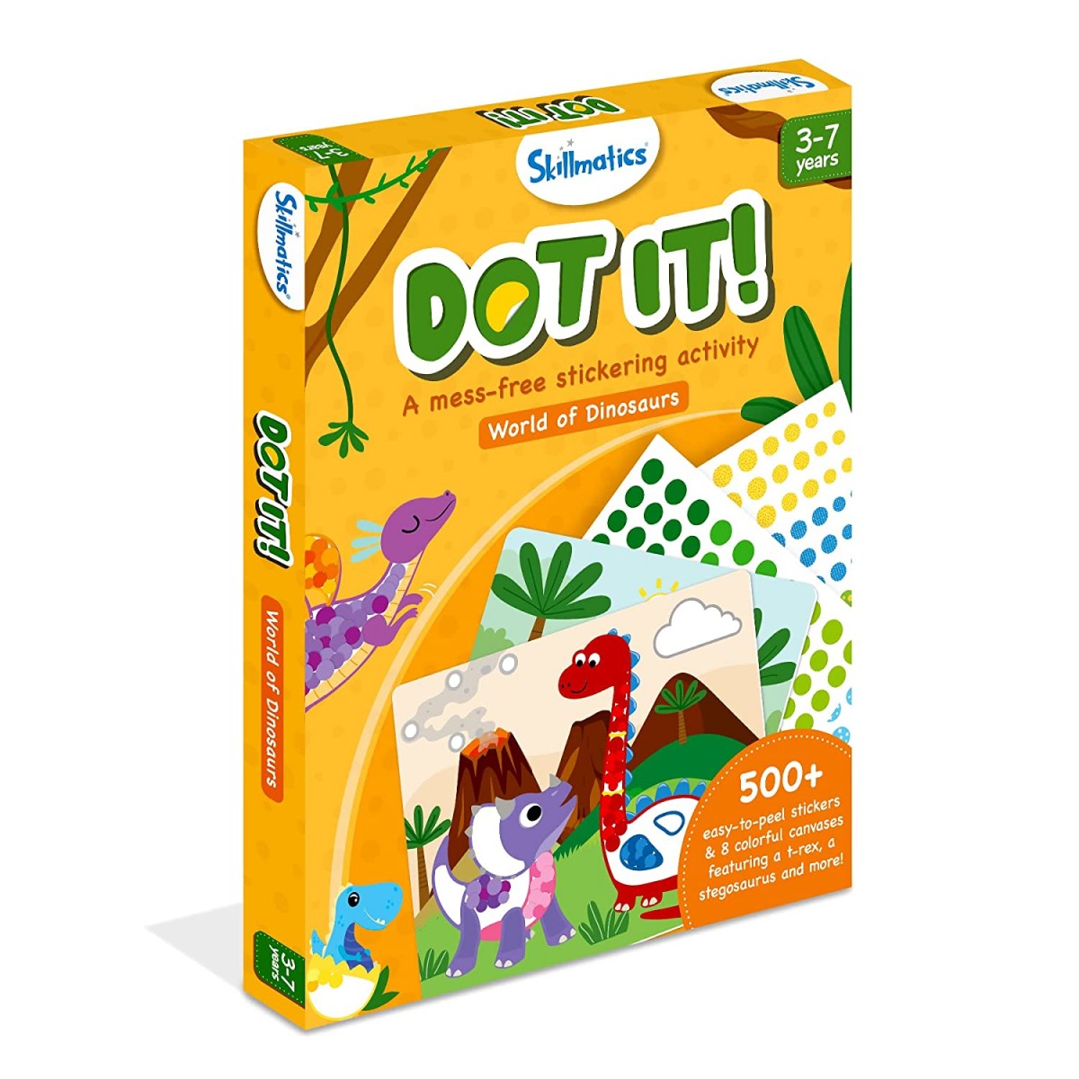 Skillmatics Dot it! World Of Dinosaur, 3Y+, Multicolour