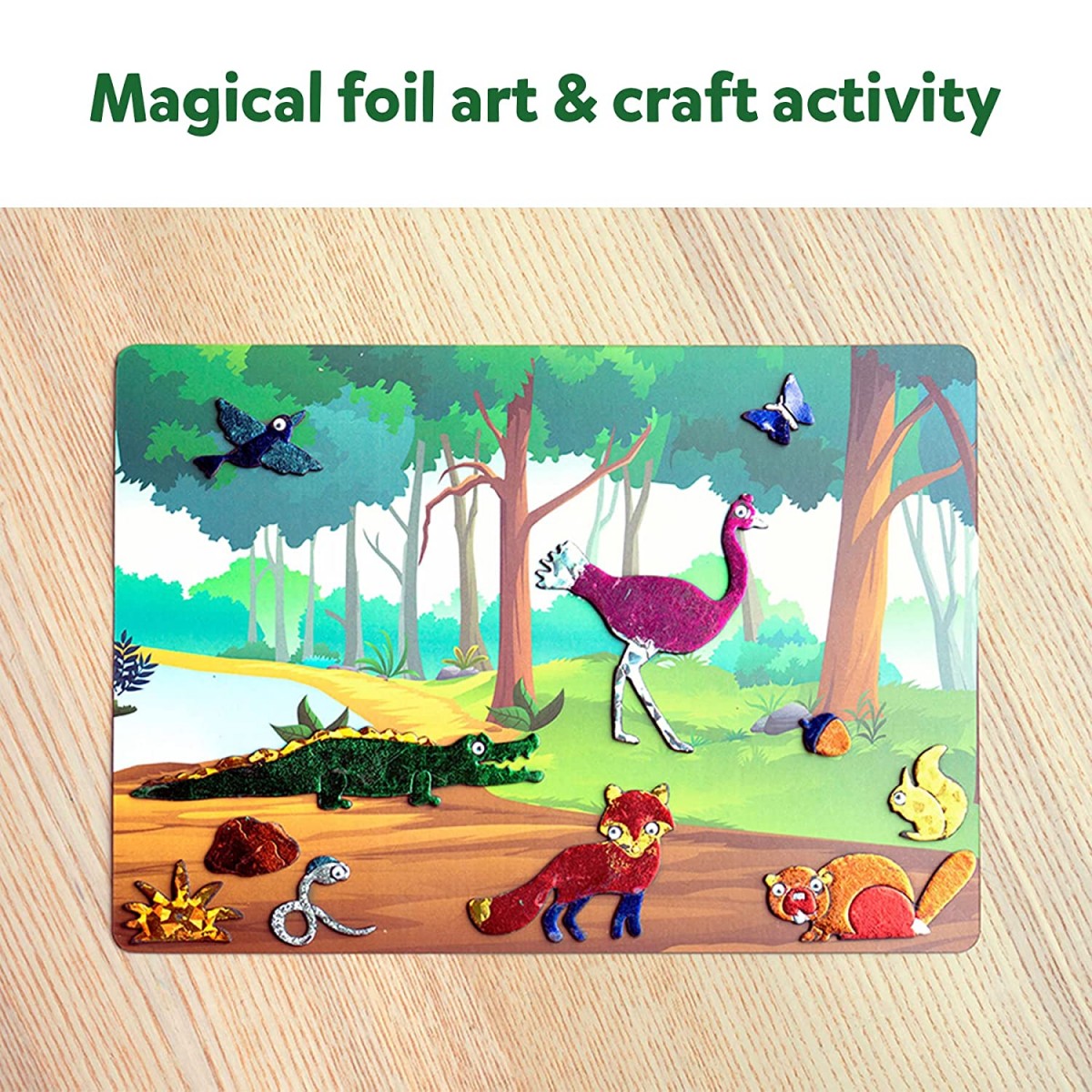 Skillmatics Foil Fun World Of Animals, 4Y+, Multicolour