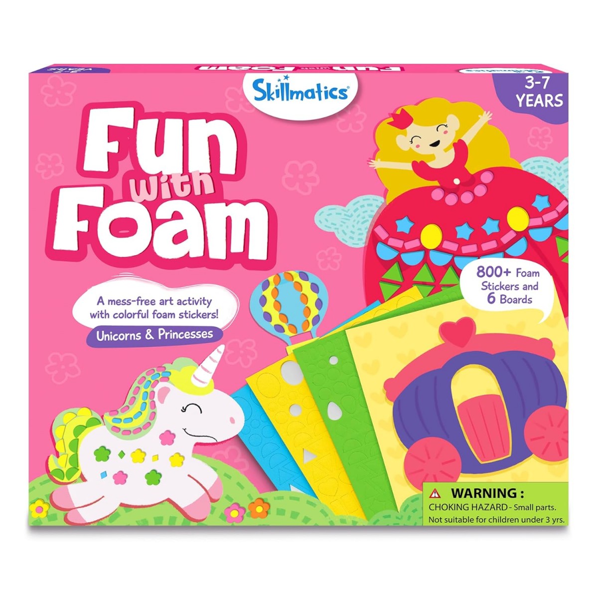 Skillmatics Fun with Foam Unicorn and Princess, 3Y+, Multicolour