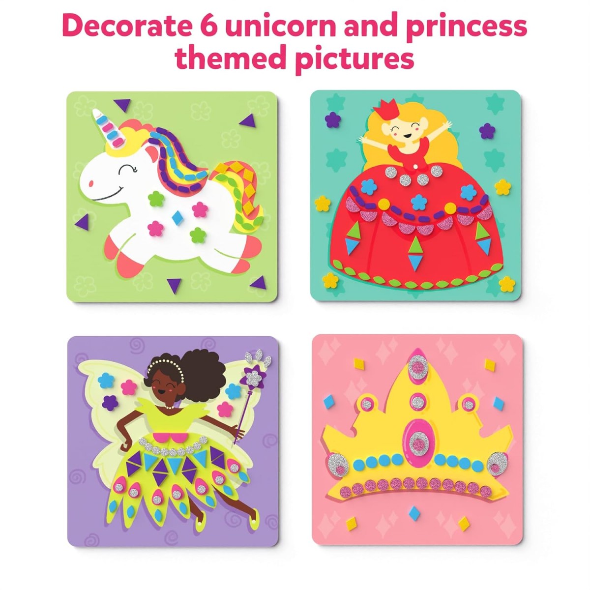 Skillmatics Fun with Foam Unicorn and Princess, 3Y+, Multicolour