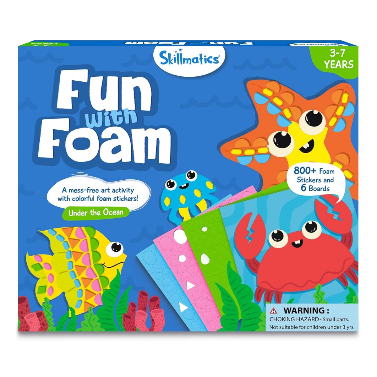 Skillmatics Fun with Foam Under the Ocean, 3Y+, Multicolour