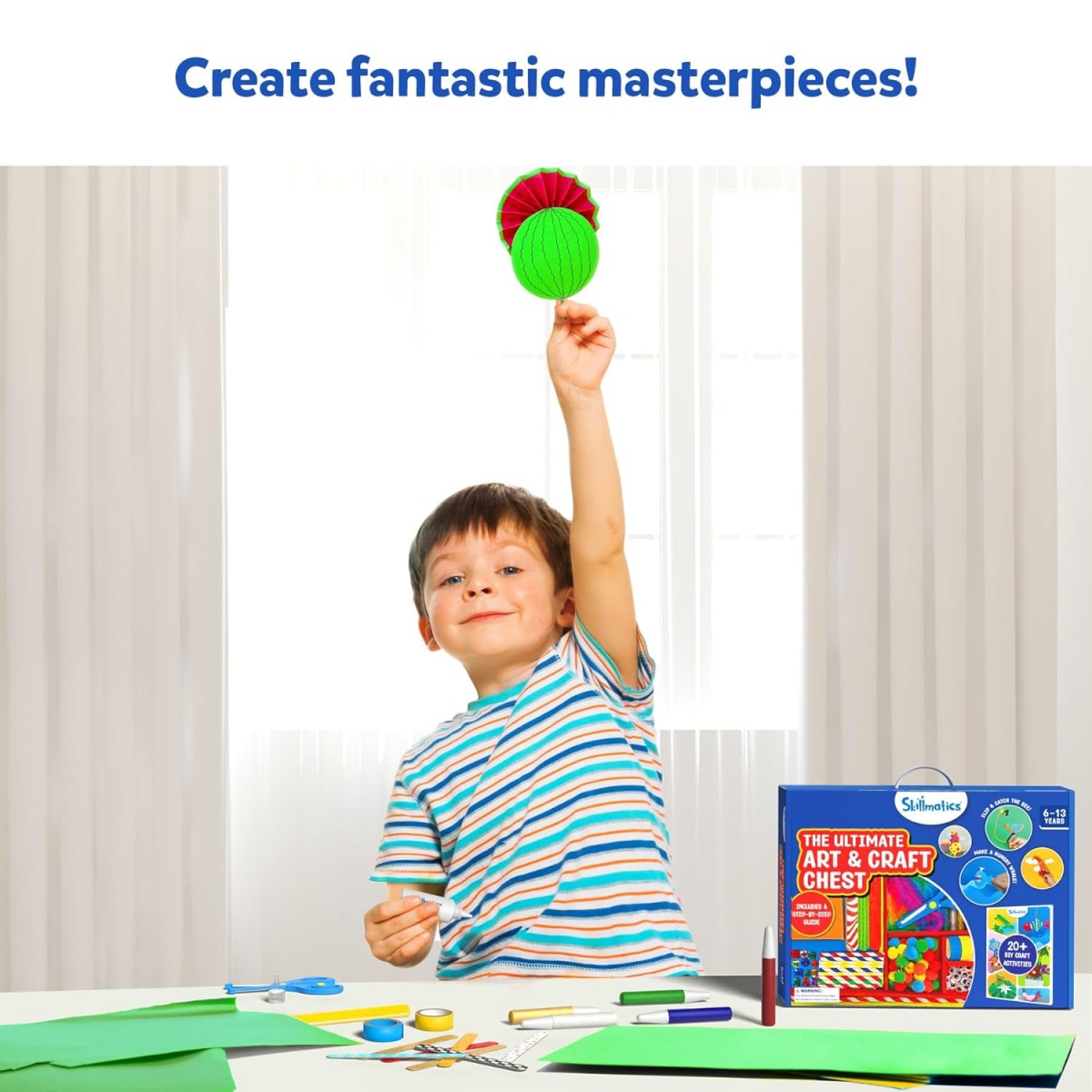 Skillmatics The Ultimate Art & Craft Kit, 3Y+, Multicolour