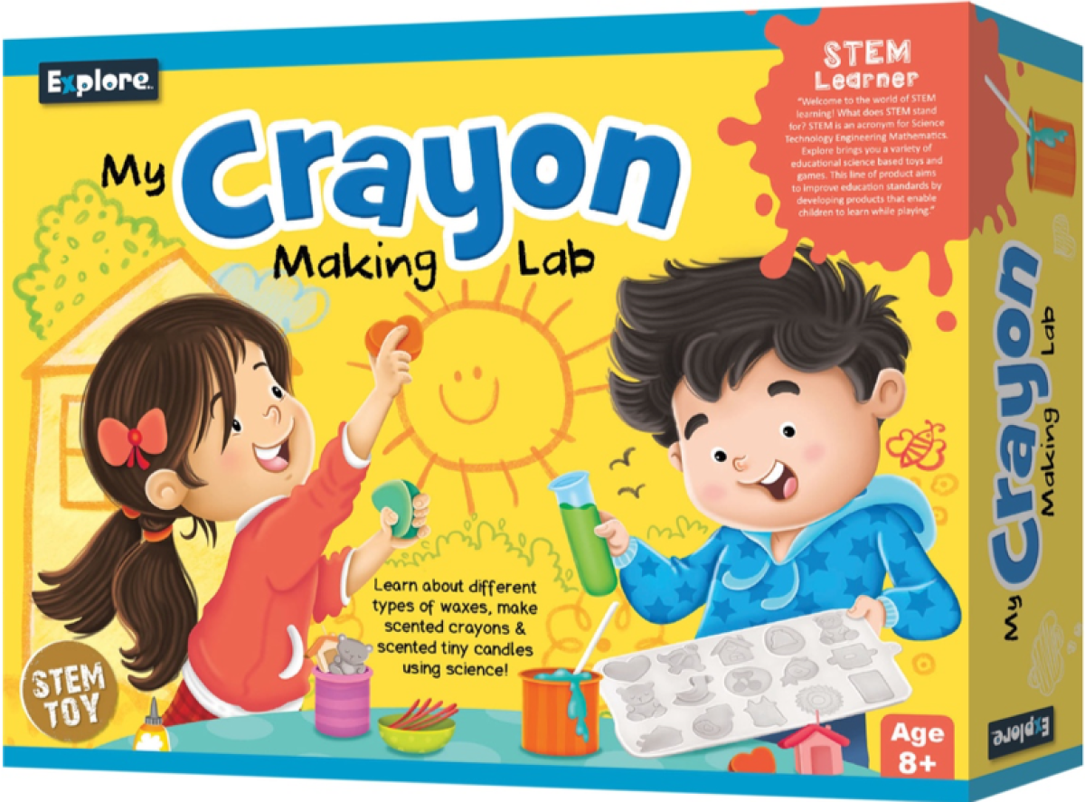 Eksploe My Crayon Making Lab, 8Y+, Multicolour
