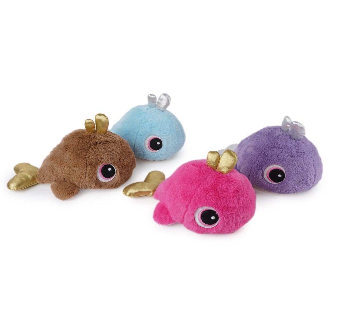 Jeannie Magic Choco Sand Baby Whale  Soft and Cuddly Toy, 0M+