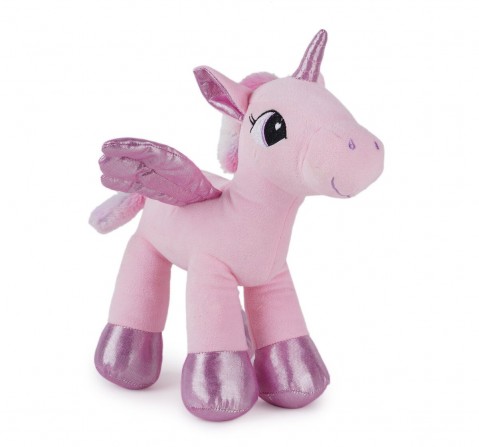 Jeannie Magic Dreamy Pink Unicorn-Pink Sparkly Wings Soft and Cuddly Toy, 0M+