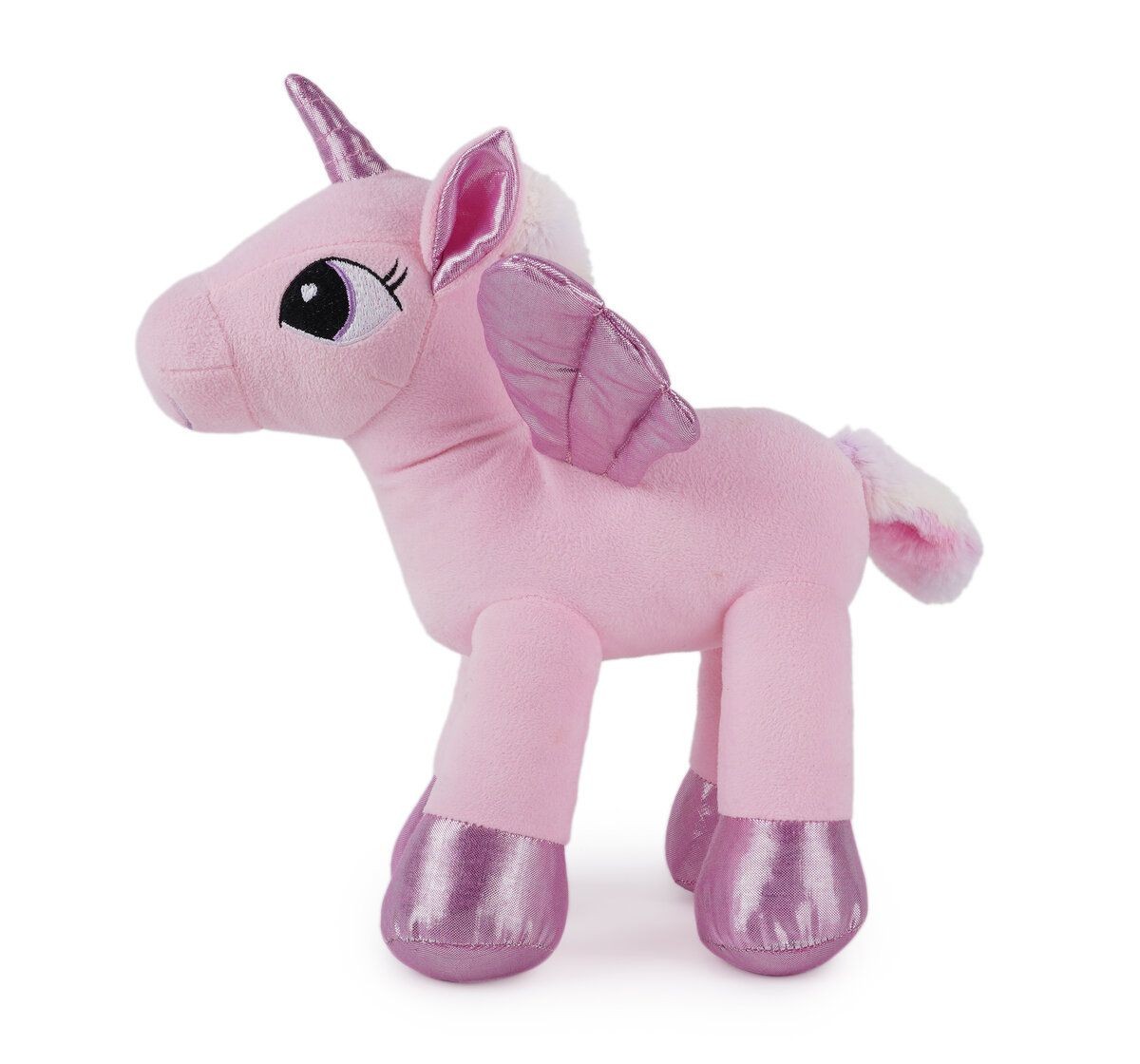 Jeannie Magic Dreamy Pink Unicorn-Pink Sparkly Wings Soft and Cuddly Toy, 0M+