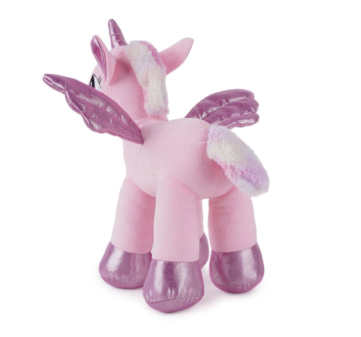 Jeannie Magic Dreamy Pink Unicorn-Pink Sparkly Wings Soft and Cuddly Toy, 0M+