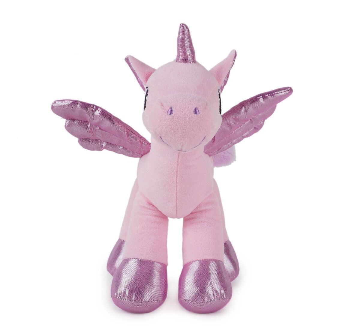 Jeannie Magic Dreamy Pink Unicorn-Pink Sparkly Wings Soft and Cuddly Toy, 0M+