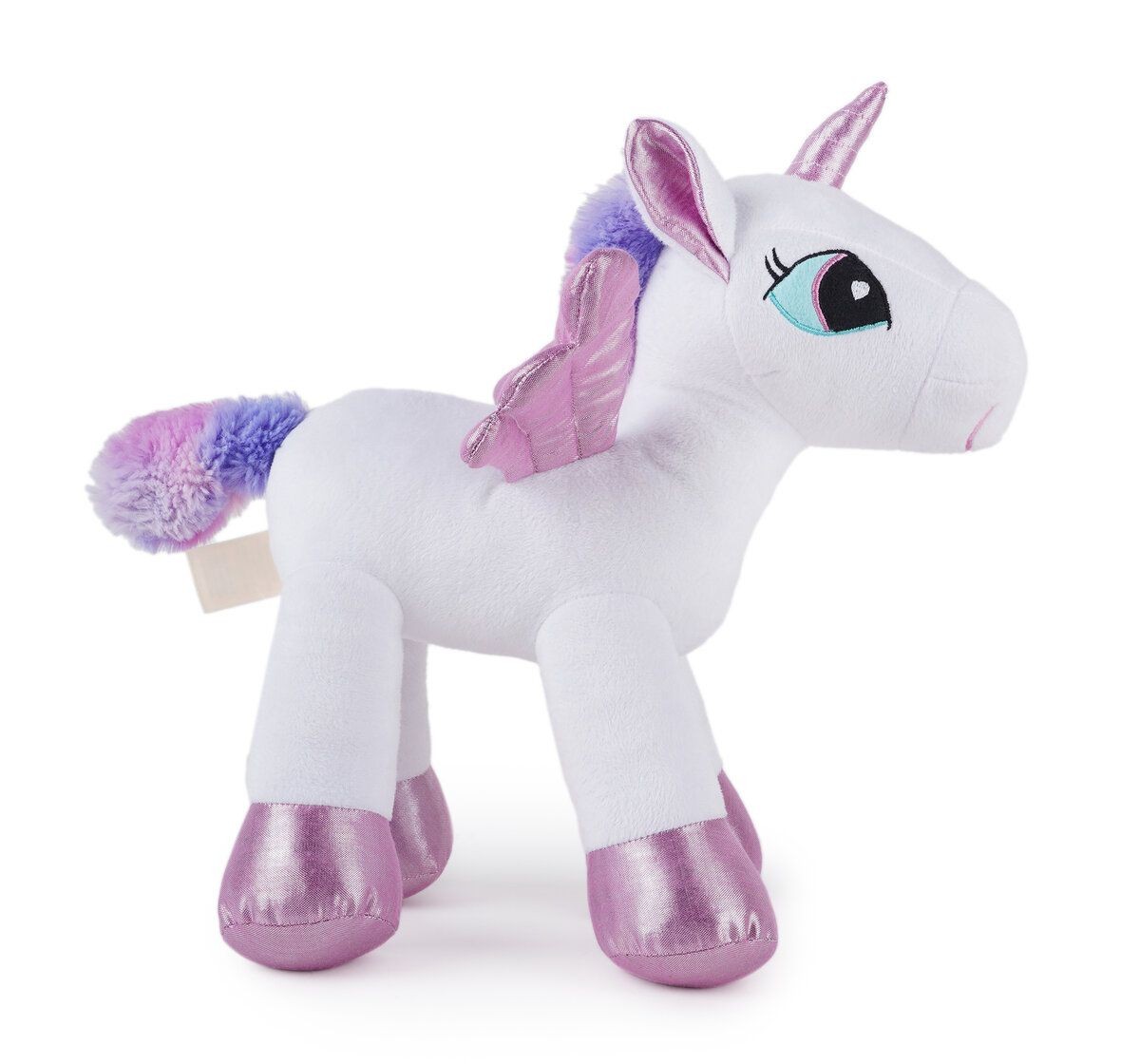 Jeannie Magic Wonder White Unicorn - Sparkly Eyes and Giltter Eyes, Soft and Cuddly Toy, 0M+