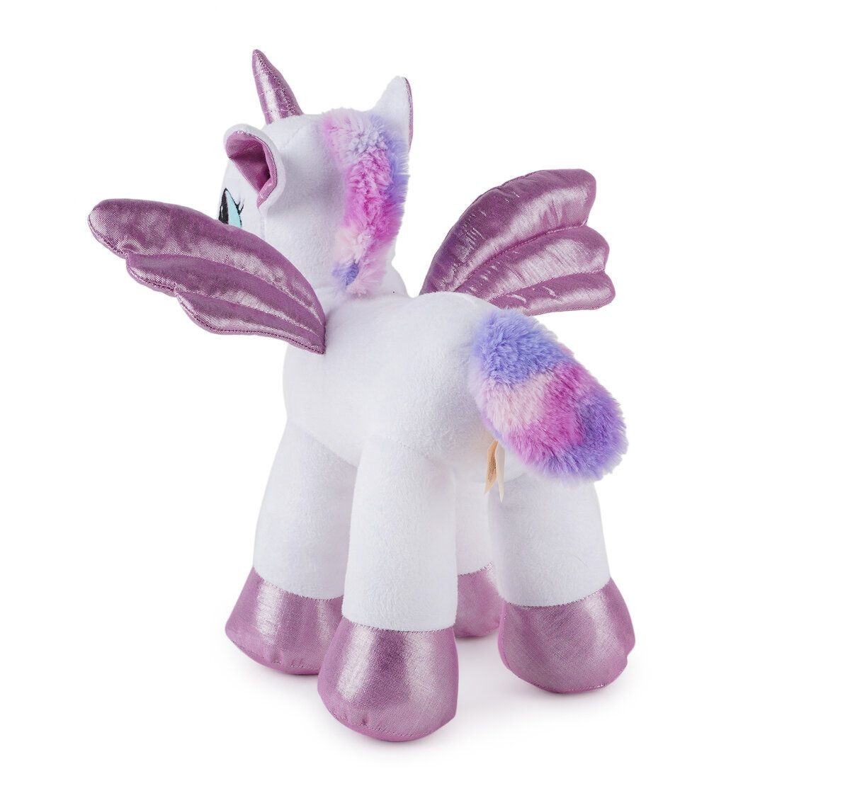 Jeannie Magic Wonder White Unicorn - Sparkly Eyes and Giltter Eyes, Soft and Cuddly Toy, 0M+