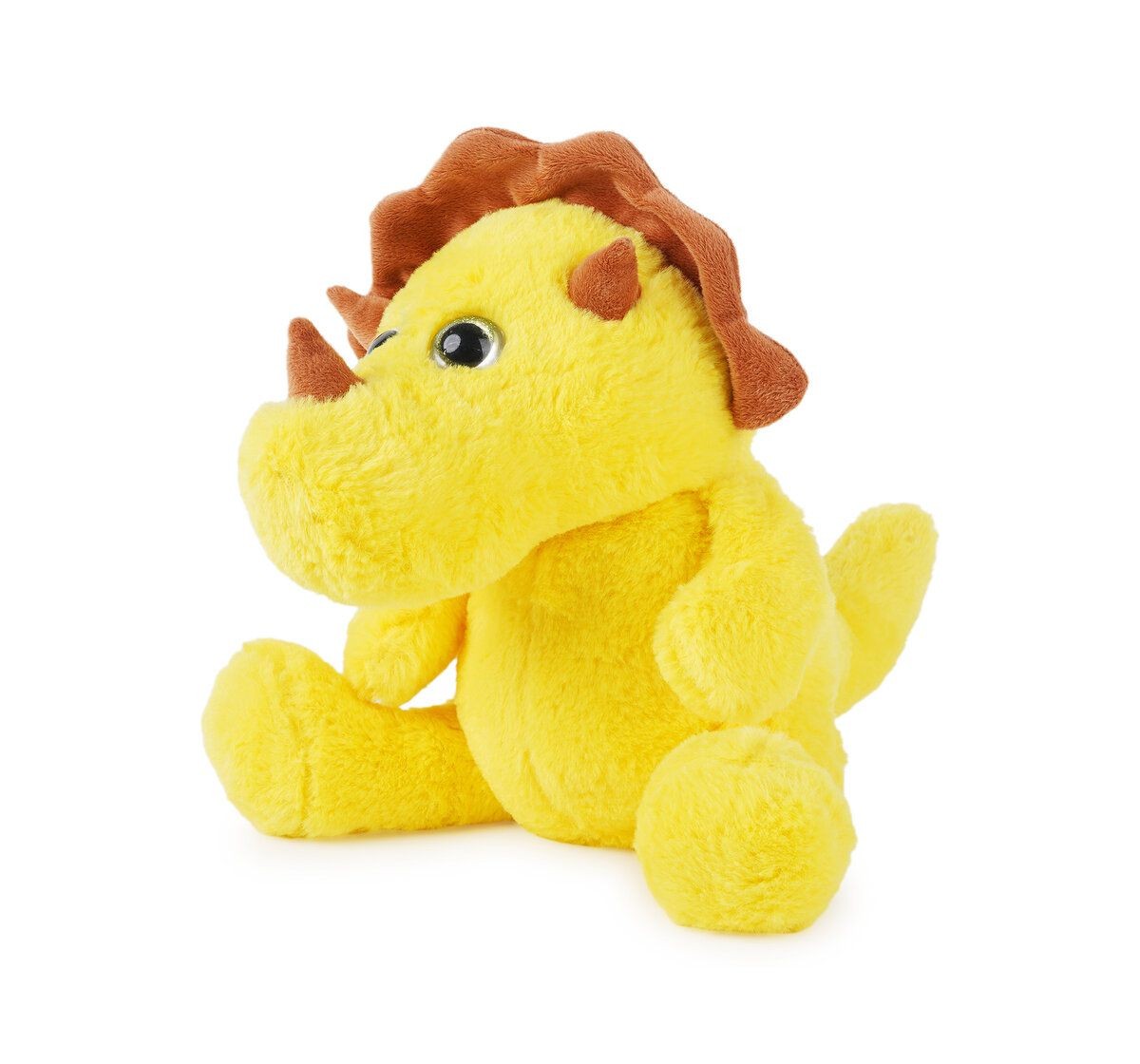 Jeannie Magic Sunny Yellow Dino with Sparkly Eyes, Soft and Cuddly Toy, 0M+