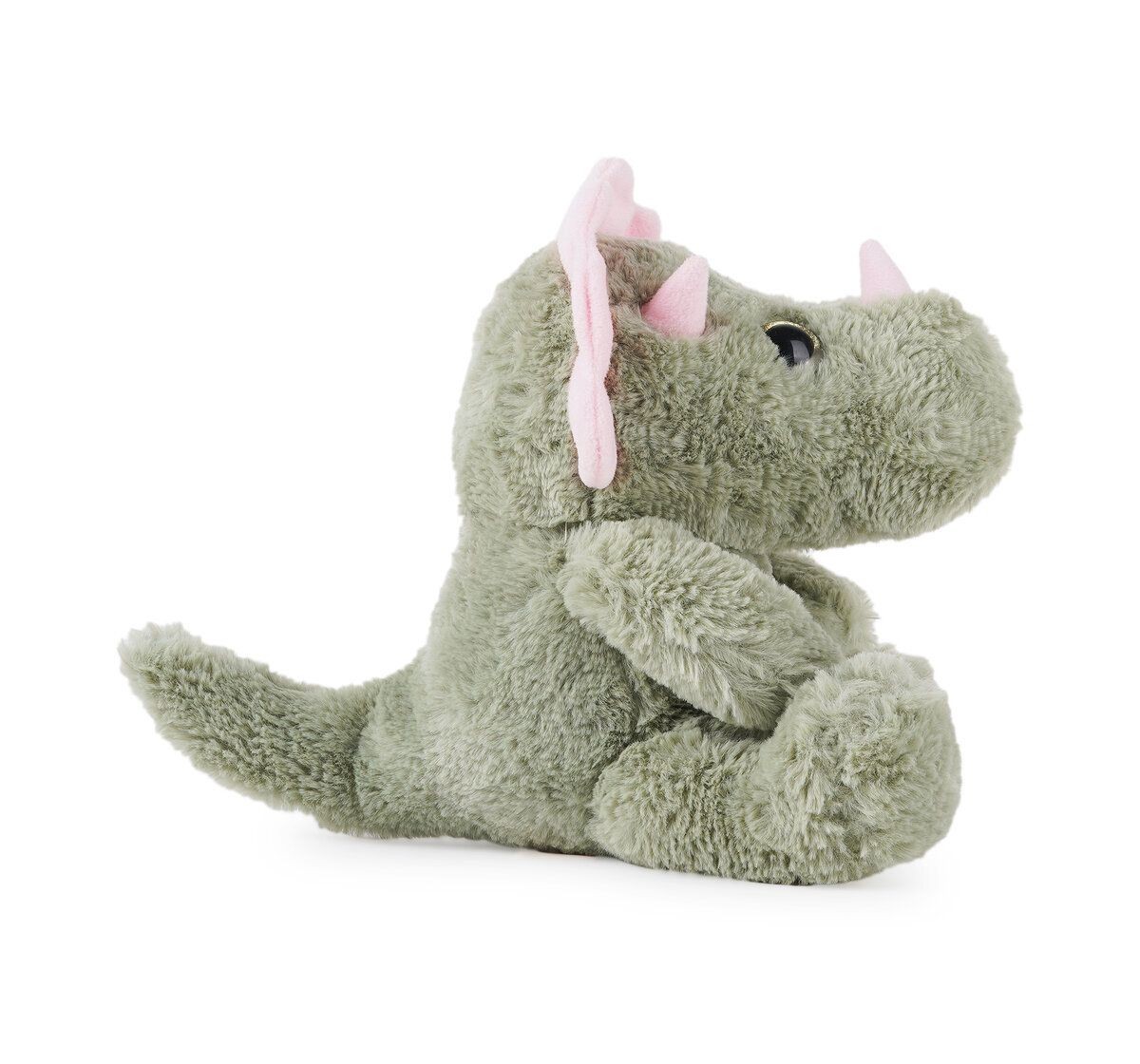 Jeannie Magic Forest Dinosaur with Sparkly Eyes, Green, Soft and Cuddly Toy, 0M+