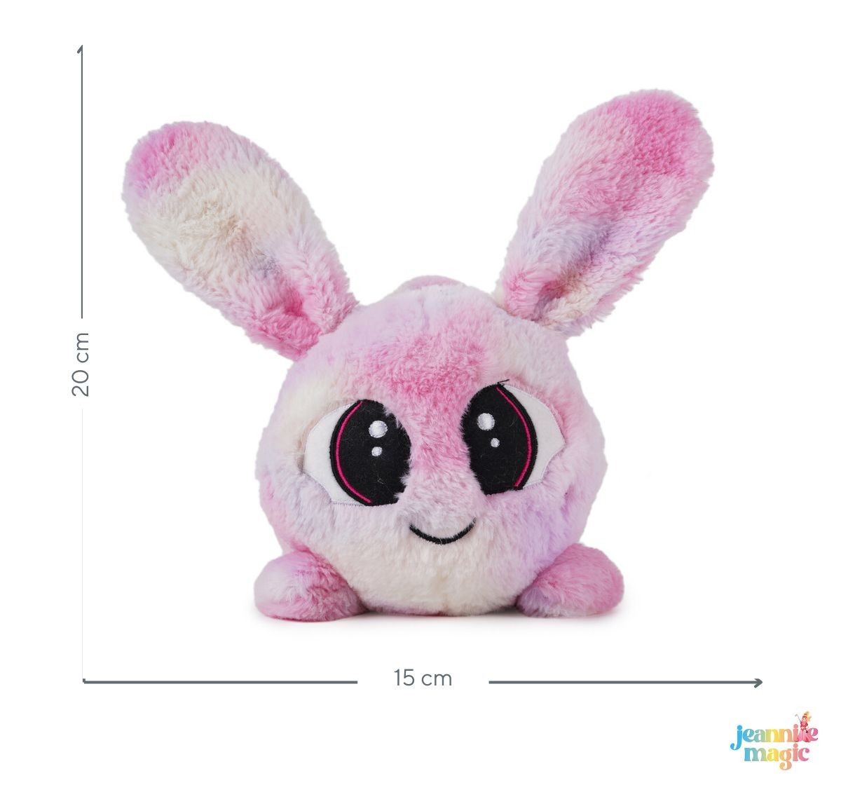 Jeannie Magic Cotton Candy Whimsy Bunny Soft and Cuddly Toy, 0M+