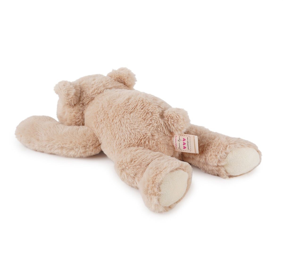 Jeannie Magic Taupe -Beige Big Sleeping Papa Bear Soft and Cuddly Toy, 0M+