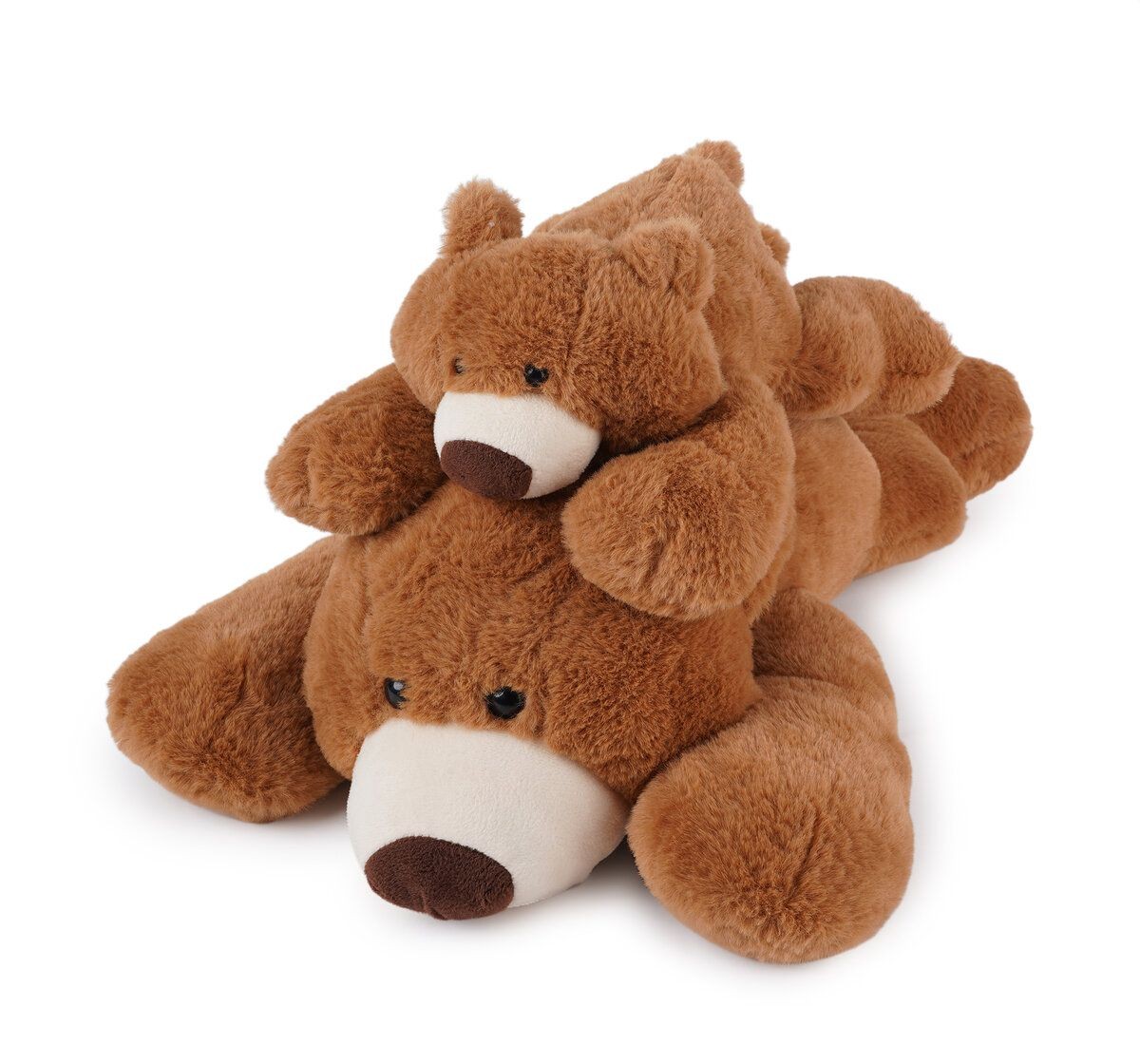 Jeannie Magic Big Sleeping Papa Bear Brown Soft and Cuddly Toy, 0M+