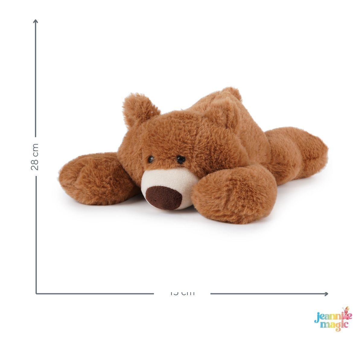 Jeannie Magic Baby Bear Brown Soft and Cuddly Toy, 0M+