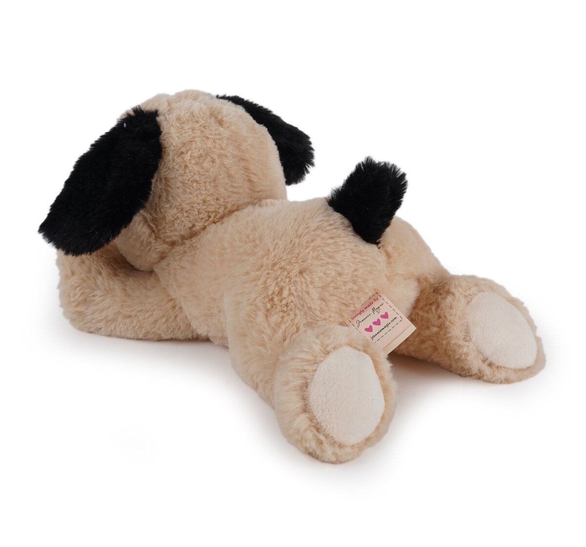 Jeannie Magic Biscuit Sleepy Puppy-Beige Soft and Cuddly Toy, 0M+