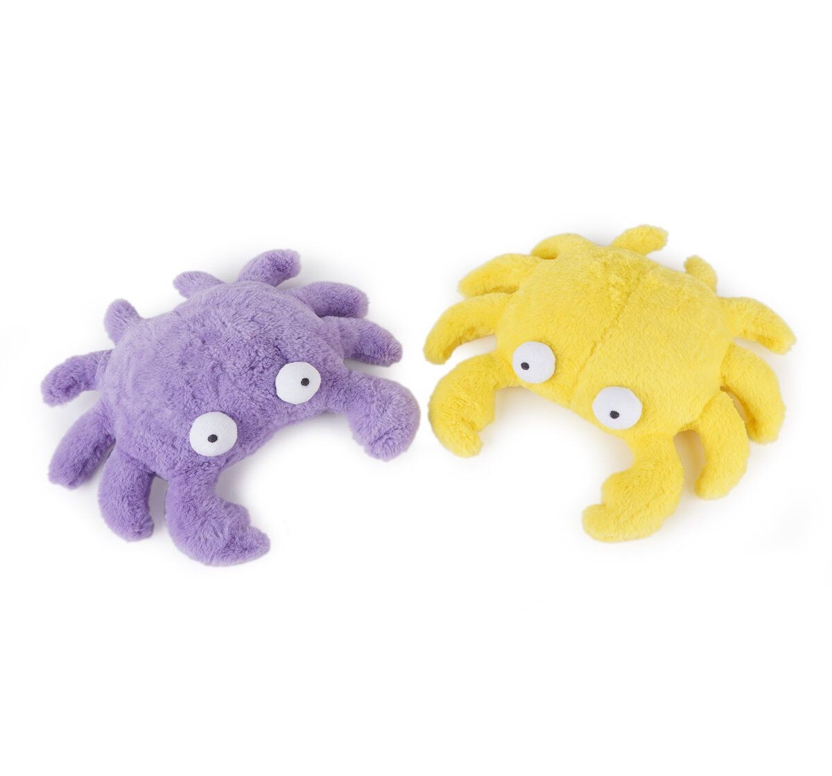 Jeannie Magic Sunny Yellow Crab-Sea Animal Soft and Cuddly Toy, 0M+