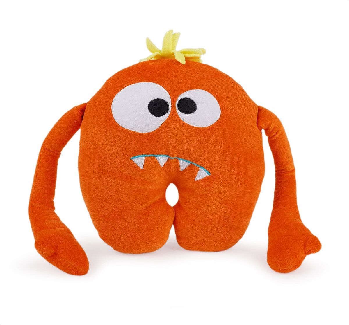 Jeannie Magic Deep Orange Cuddly Monster Soft Toy Soft and Cuddly Toy, 0M+
