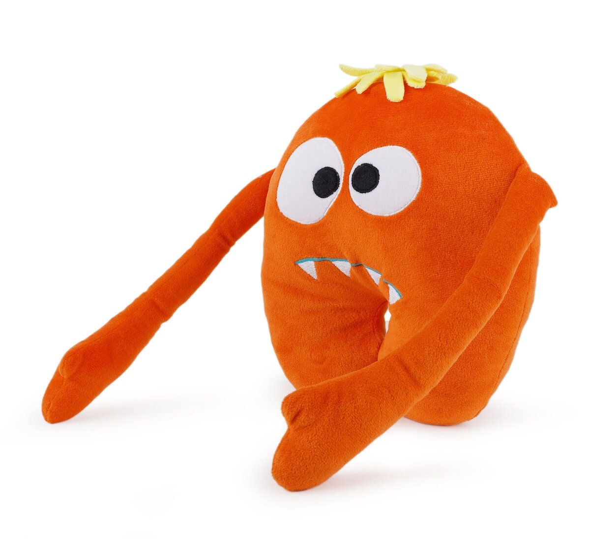 Jeannie Magic Deep Orange Cuddly Monster Soft Toy Soft and Cuddly Toy, 0M+