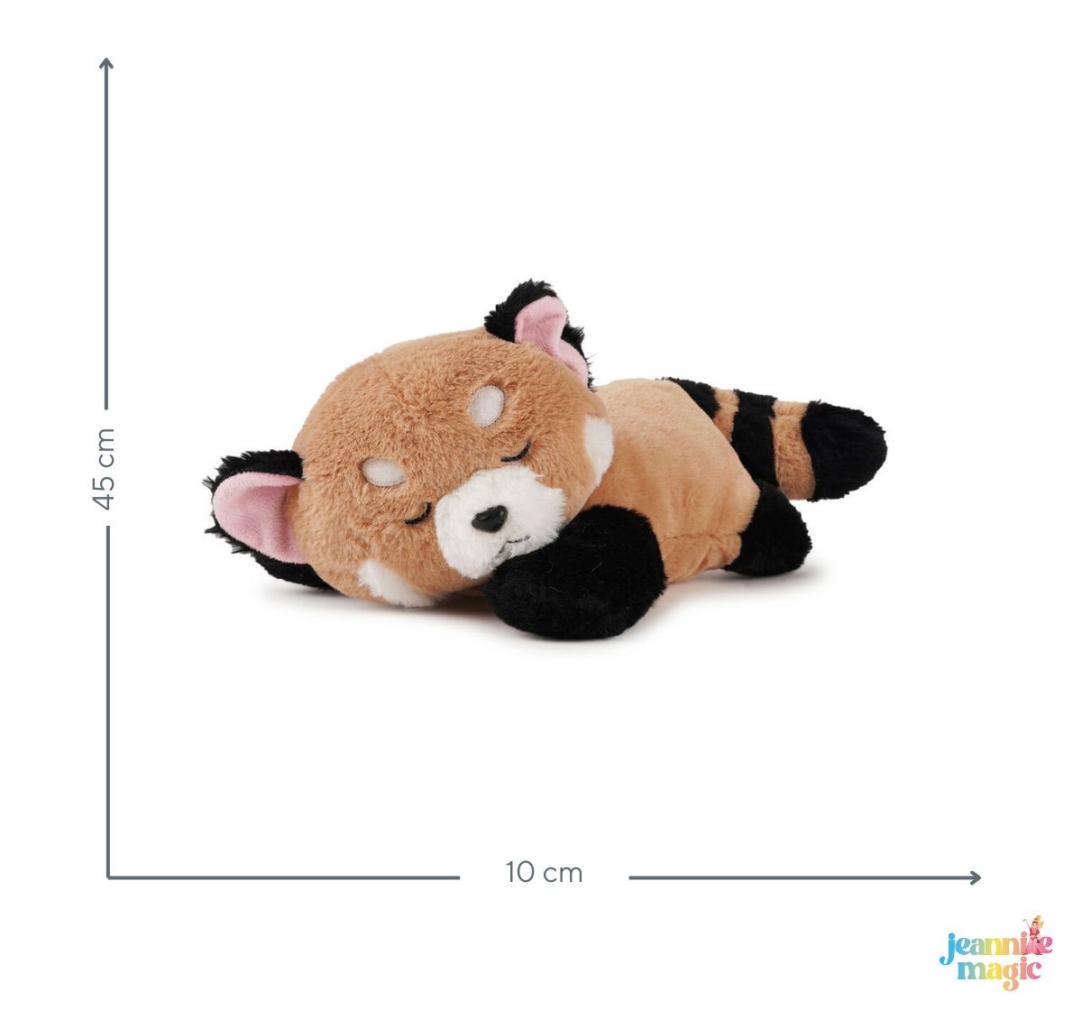 Jeannie Magic Mocha Brown Cuddle Sleepy Fox Soft Toy, 0M+