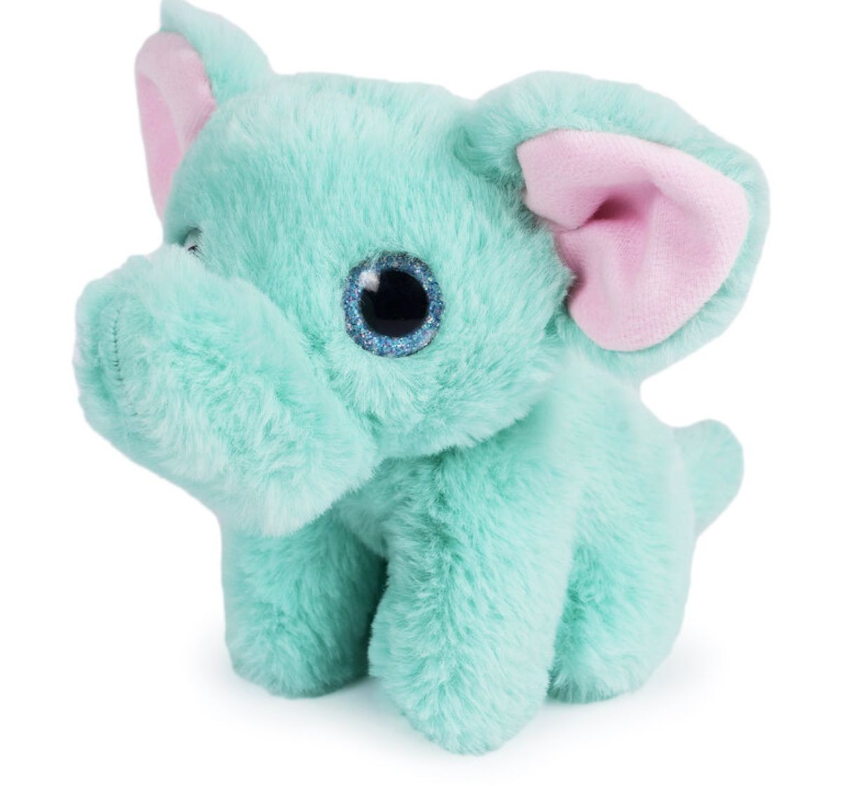 Jeannie Magic Sparkly Eyes Palm Pal Elephant Soft Toy, 0M+