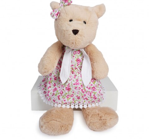 Jeannie Magic Mama Brit Bear Cute Cuddly Soft Toy Beige, 0M+