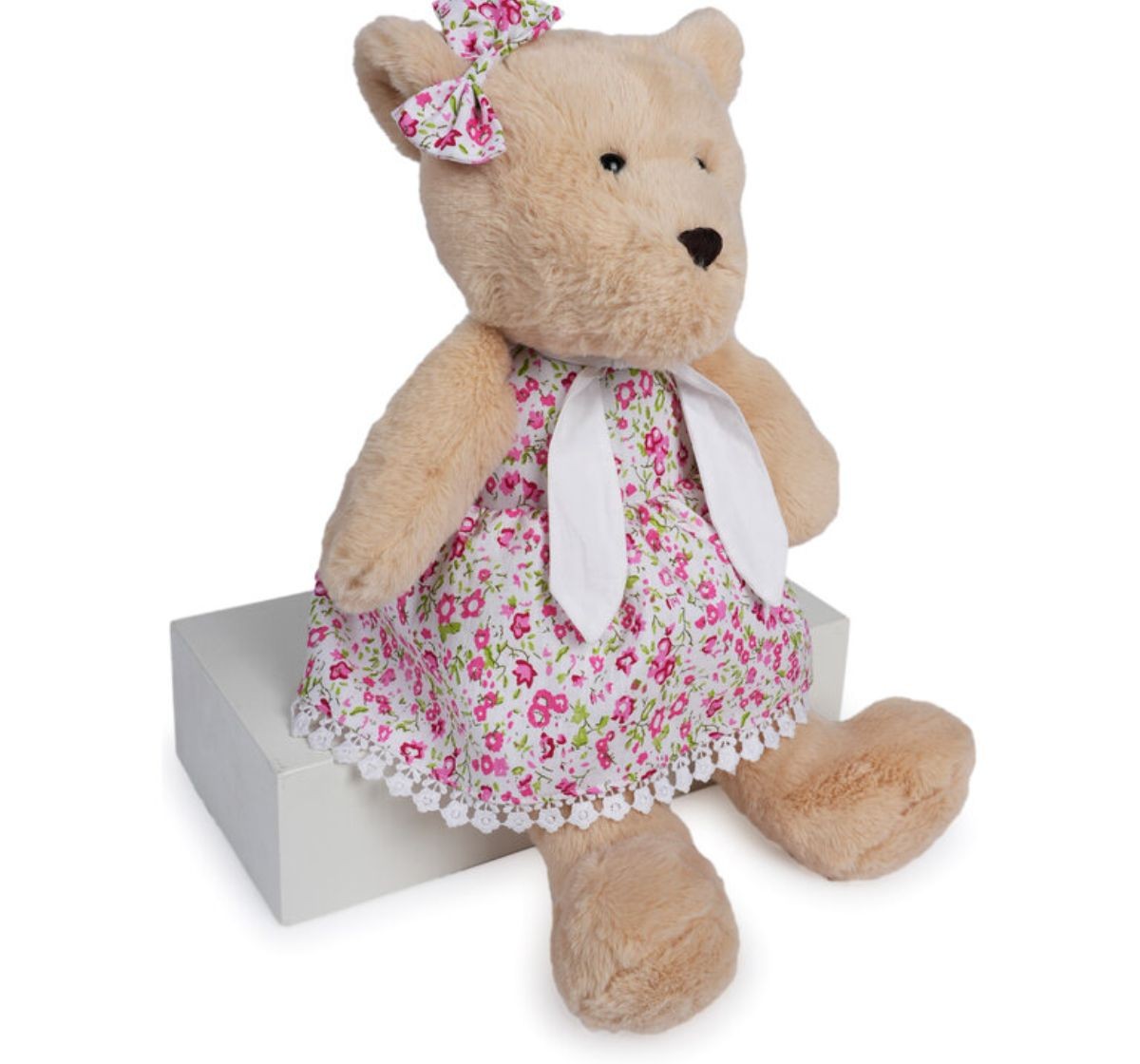 Jeannie Magic Mama Brit Bear Cute Cuddly Soft Toy Beige, 0M+