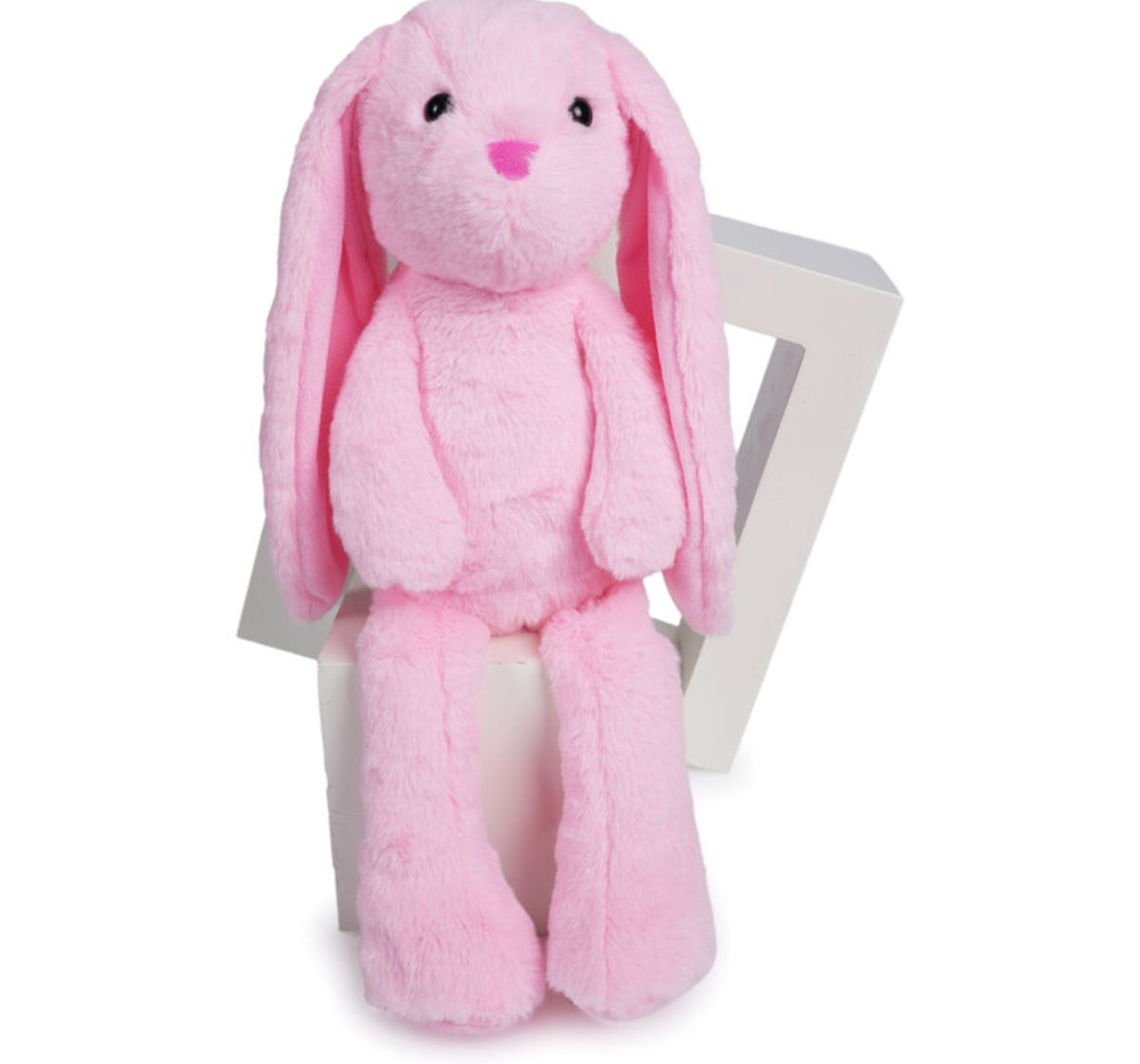 Jeannie Magic Flappy Ears Cute Bunny Pink Soft Toy, 0M+