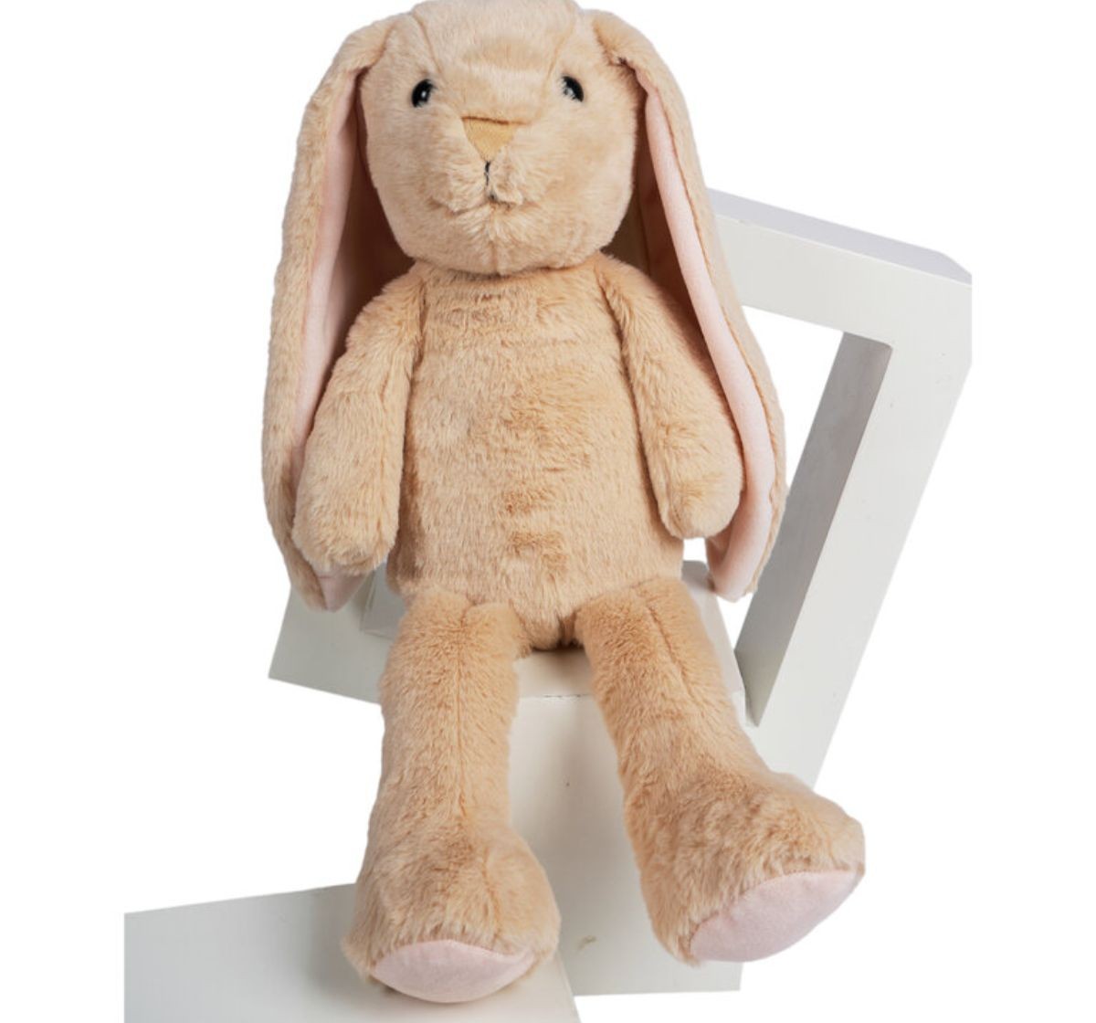 Jeannie Magic Flappy Ears Cute Bunny Beige Soft Toy, 0M+