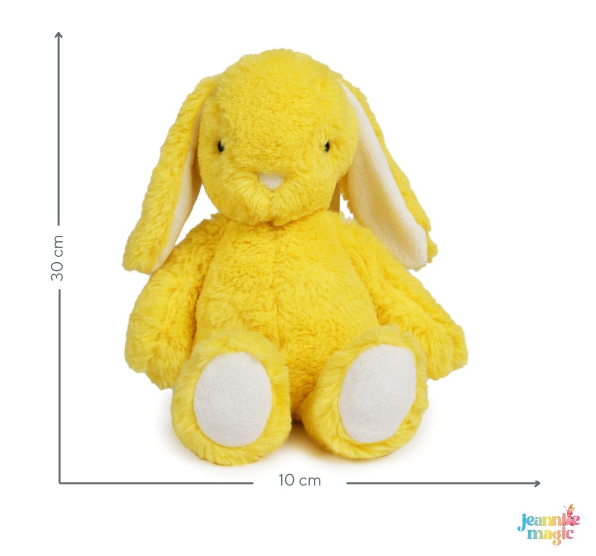 Jeannie Magic Cute Tiny Yellow Gummy Bunny Soft Toy, 0M+