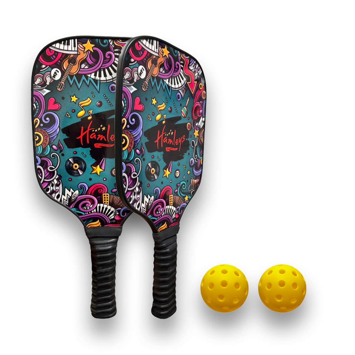 Hamleys Professional Pickleball Paddle and Ball Set for Kids and Adults, 6Y+