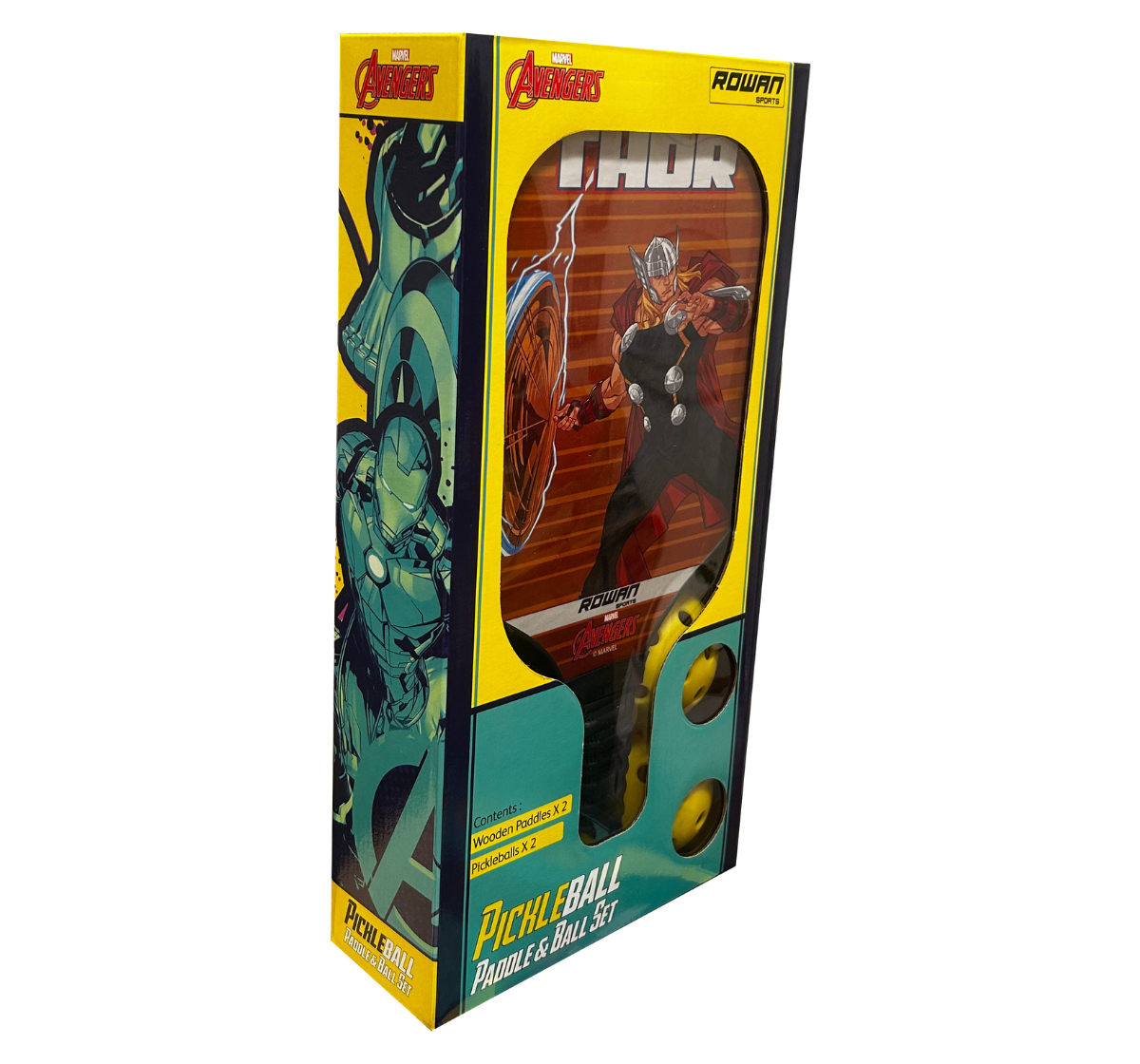 Avengers Pickleball Paddle & Ball Set - Thor, 6Y+