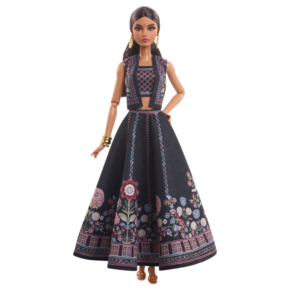 Barbie Diwali Doll by Anita Dongre Wearing Festival of Lights Look, Holiday Collectible, 6Y+