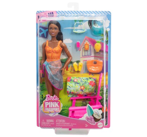 Barbie Pink Passport Hawaii Doll Playset - Assorted, 6Y+
